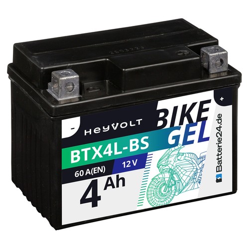 Gel rollerbatterie 4ah 12v - rollerbatterie,