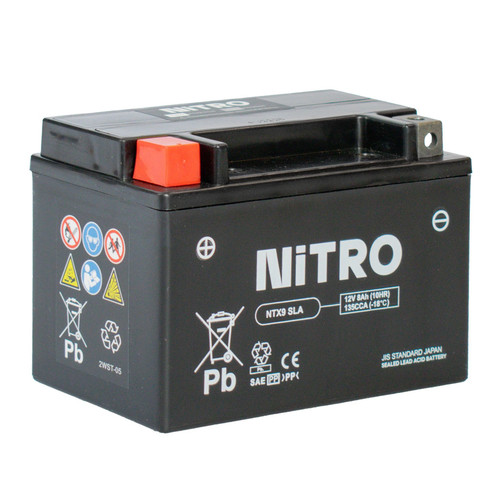Nitro batterie 12v 8ah ytx9 - 12v,